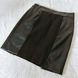 banana republic faux leather pencil skirt
